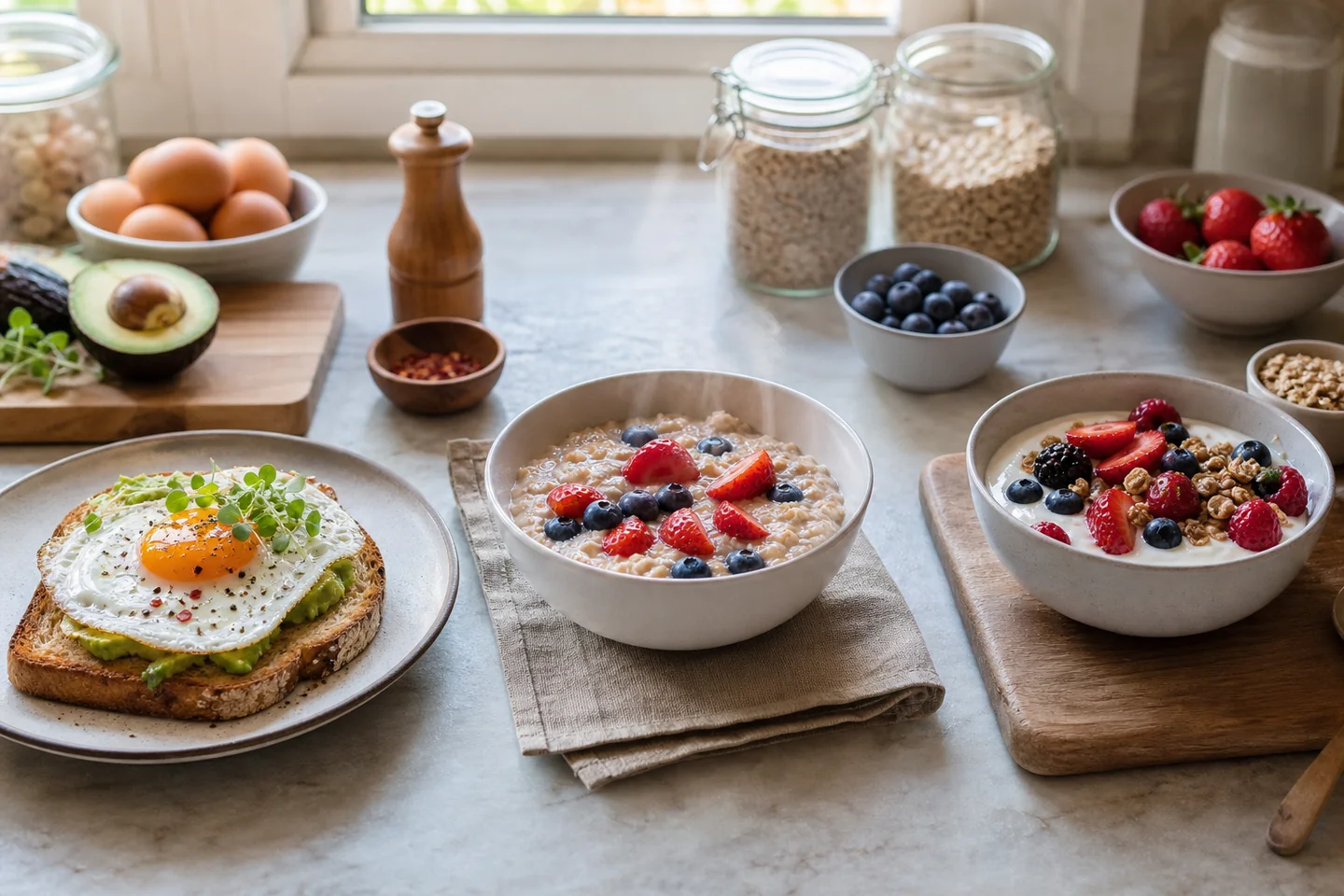 Existing route-local breakfast setting for fast breakfast recipes