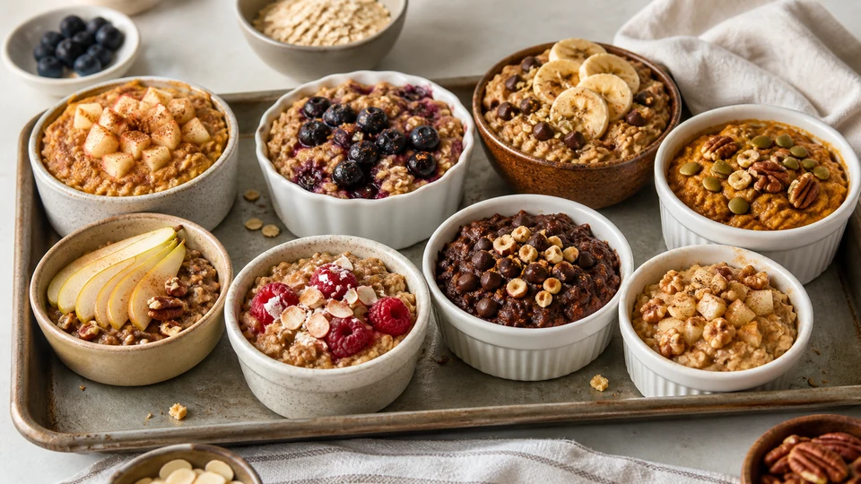 8 healthy baked oatmeal recipes for breakfast prepared for Pancakes World.