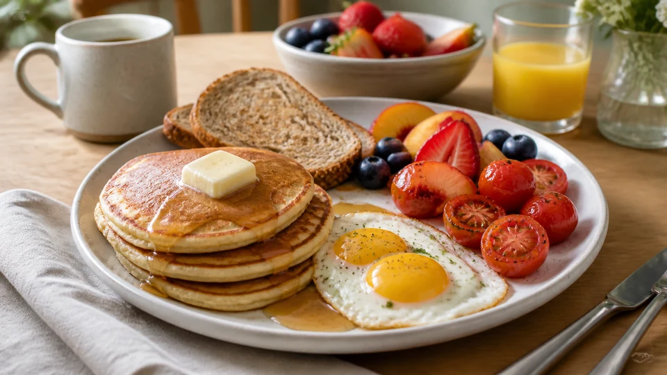 Best breakfast foods prepared for Pancakes World.