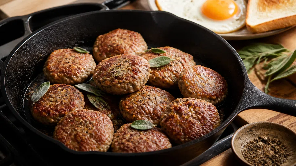 Best breakfast sausage recipe prepared for Pancake World.
