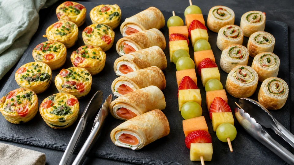Best brunch finger foods prepared for Pancakes World.