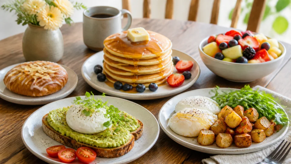 Best brunch items prepared for Pancakes World.