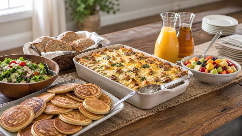 Best brunch menus for a crowd prepared for Pancakes World.