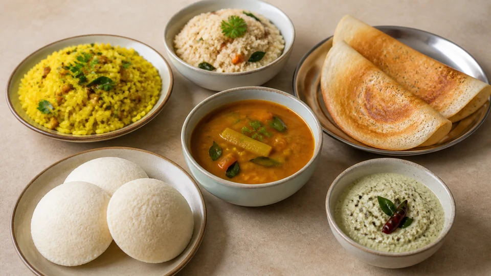 Best indian breakfast prepared for Pancakes World.