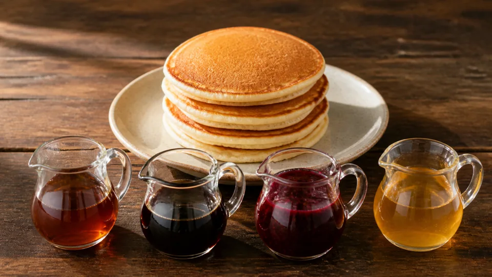 Best pancake syrup prepared for Pancakes World.