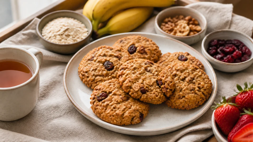 Breakfast cookies prepared for Pancakes World.