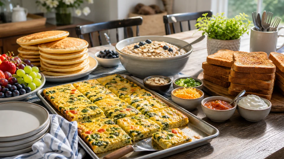 Breakfast ideas for large groups cheap prepared for Pancakes World.