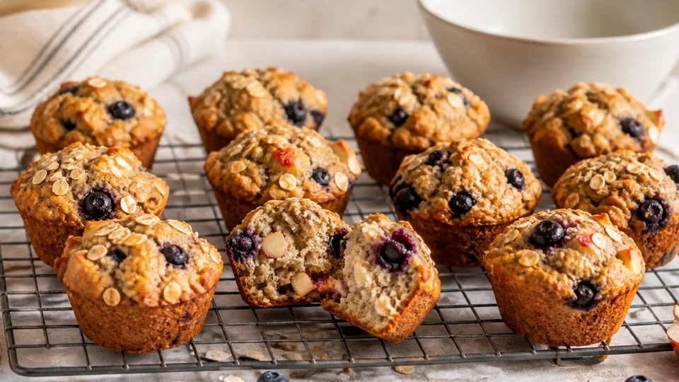 Breakfast muffins recipe prepared for Pancakes World.