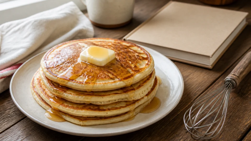 Buttermilk pancake joy of baking prepared for Pancakes World.