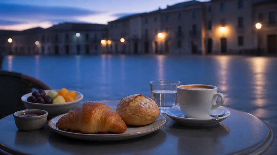 Editorial breakfast scene illustrating Early Morning in Munich Before Attractions Open