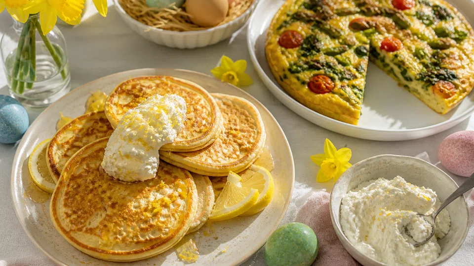 Easy easter brunch recipes prepared for Pancake World.