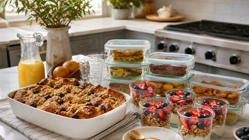 Easy make ahead brunch ideas prepared for Pancake World.