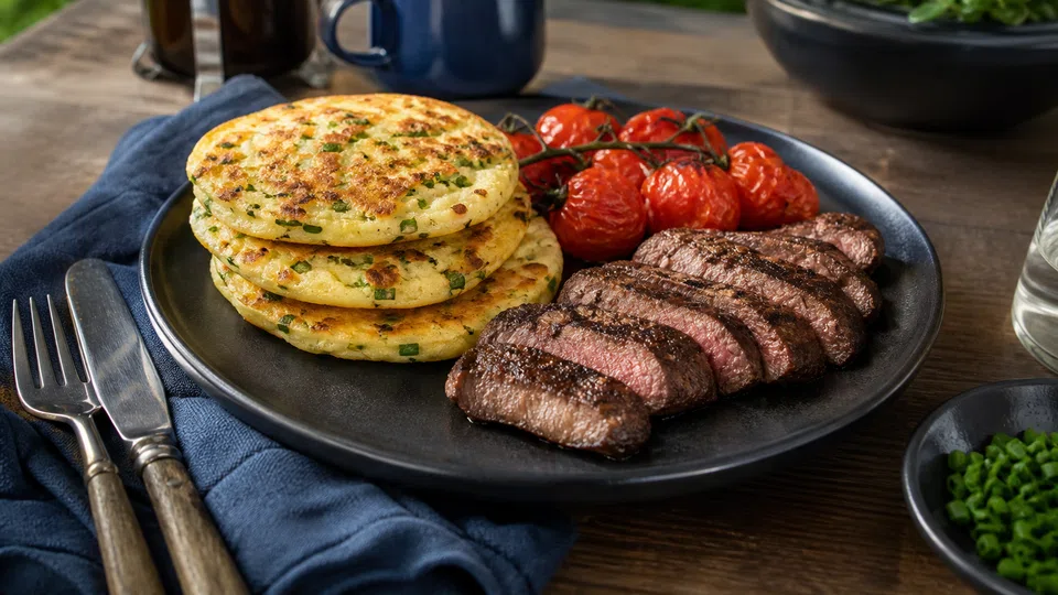 Father's day brunch recipes prepared for Pancake World.