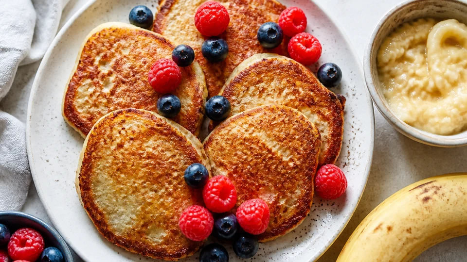 Flour free pancake recipe prepared for Pancakes World.