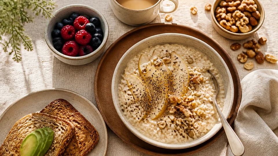High fiber breakfast prepared for Pancake World.