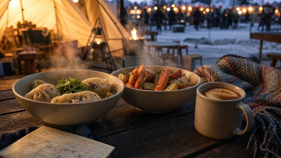 Editorial image for Tollwood Winter Festival Food Plan.