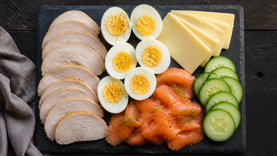 Non carb breakfast prepared for Pancakes World.