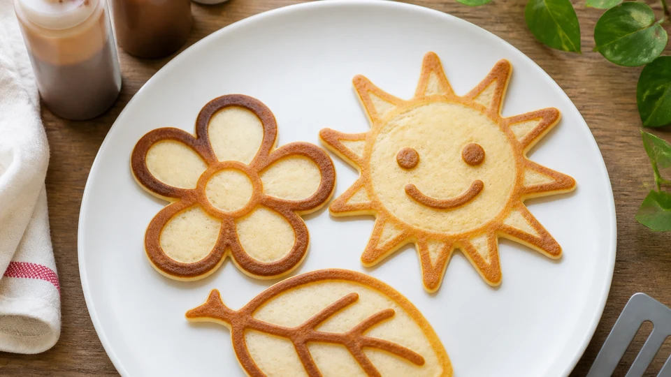 Pancake art batter prepared for Pancakes World.