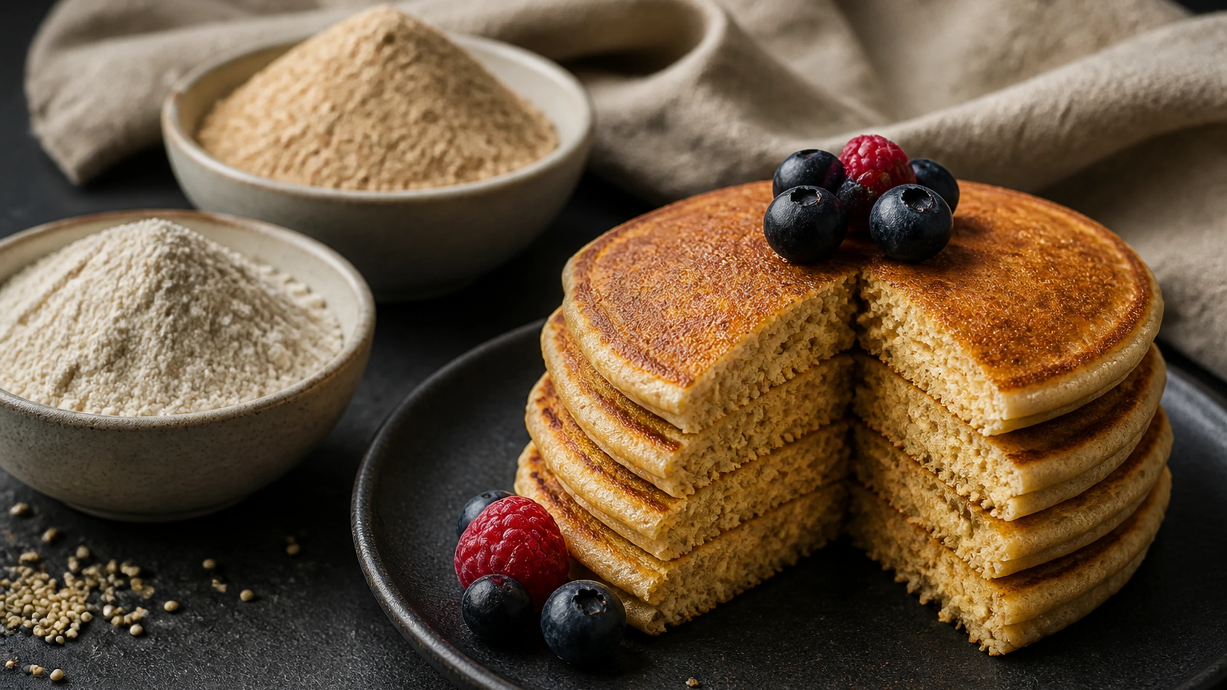 Editorial image for Quinoa Flour Pancakes: Control Bitterness and Build Structure