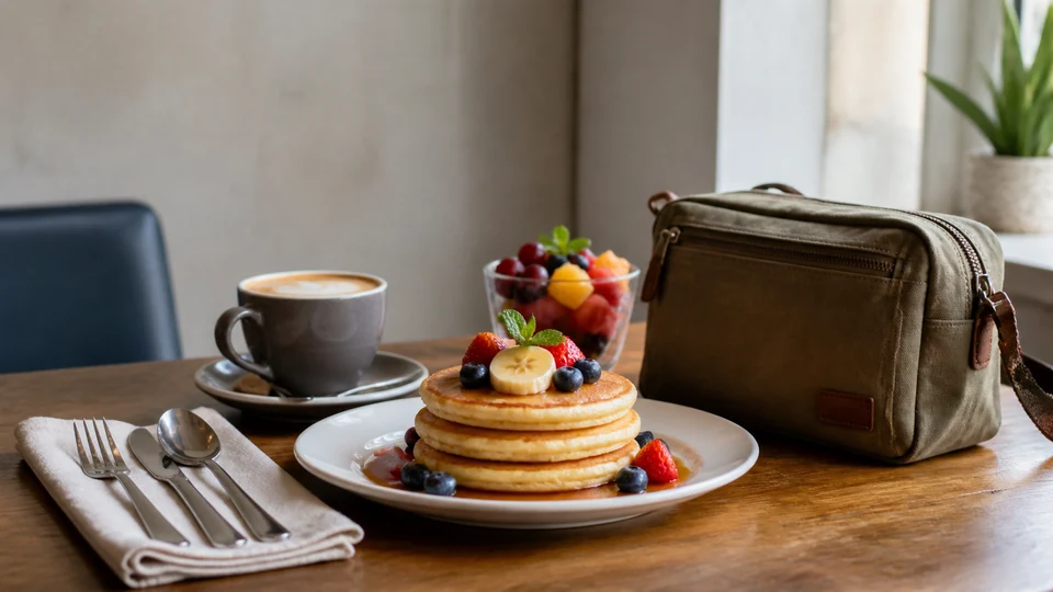 Editorial breakfast scene illustrating Solo Traveller Breakfast Plan in Munich