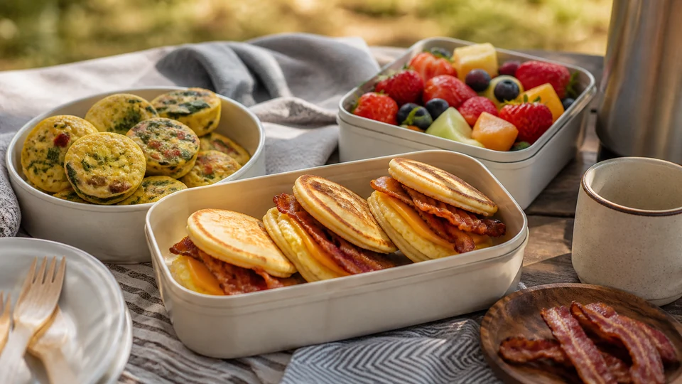 Tailgate brunch ideas prepared for Pancakes World.