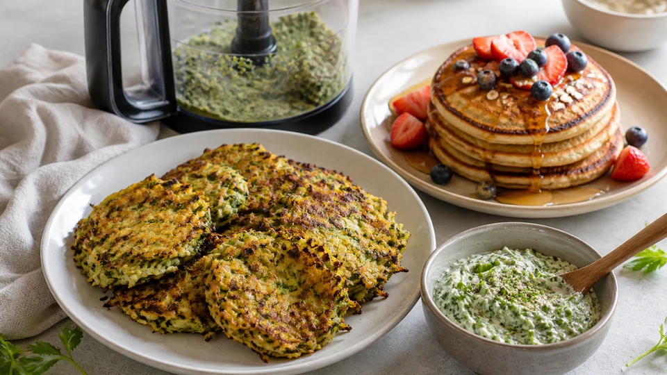 Thermomix brunch ideas prepared for Pancakes World.