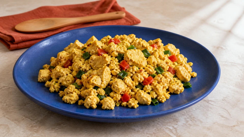 Editorial image for Tofu Scramble: Control Water and Curd Size.