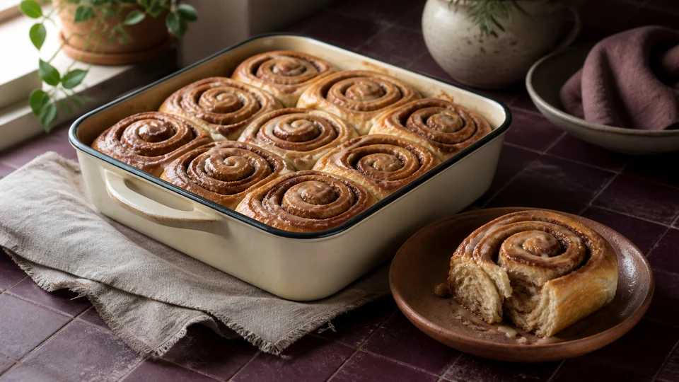 Editorial image for Vegan Cinnamon Rolls: Make Ahead, Proof, and Reheat.