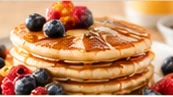 Pancakes with berries