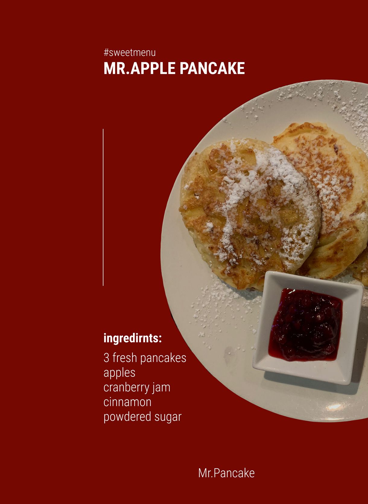 Pancakes Apple American Brunch Munich 