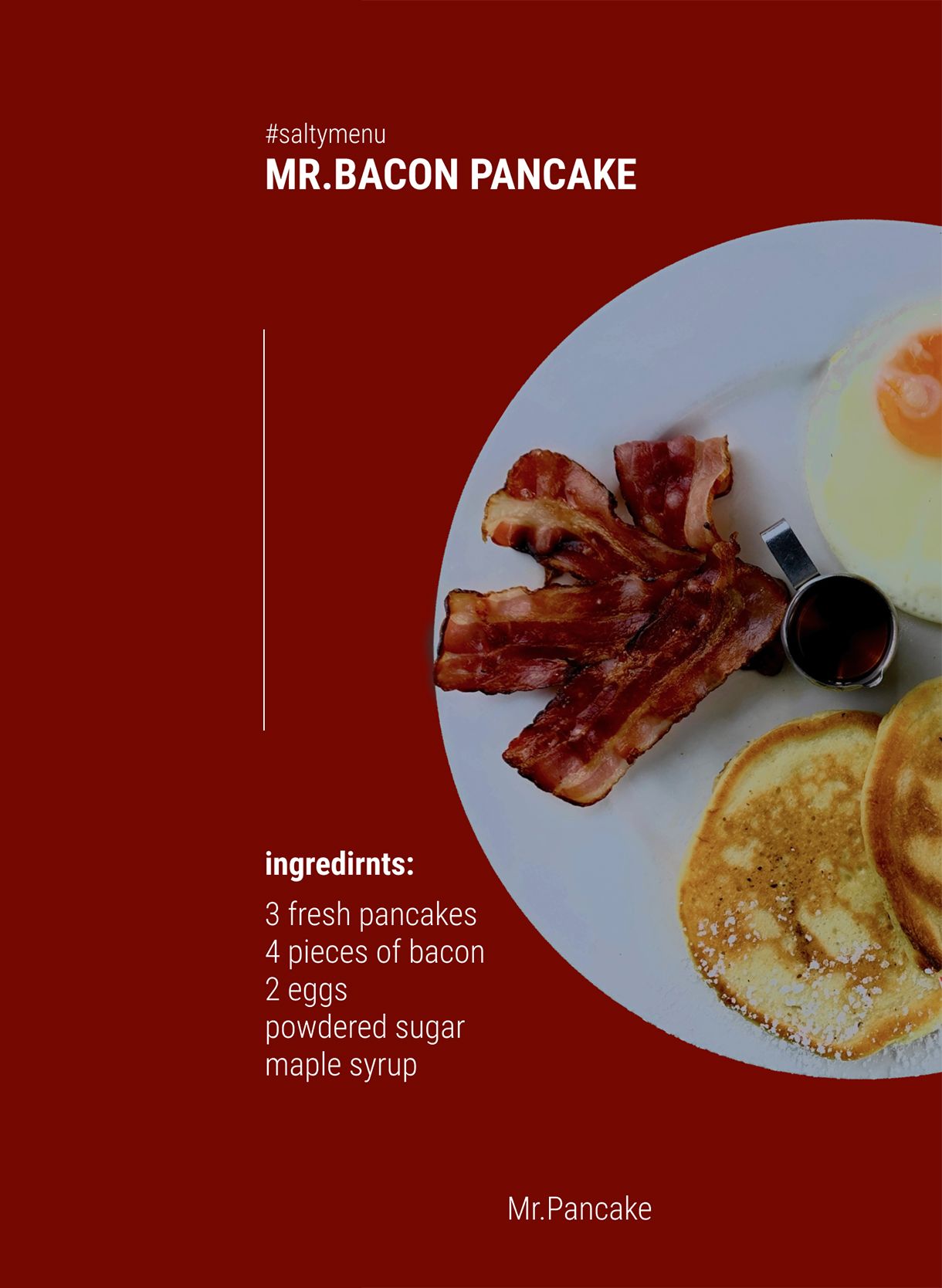 Pancakes Bacon American Brunch Munich